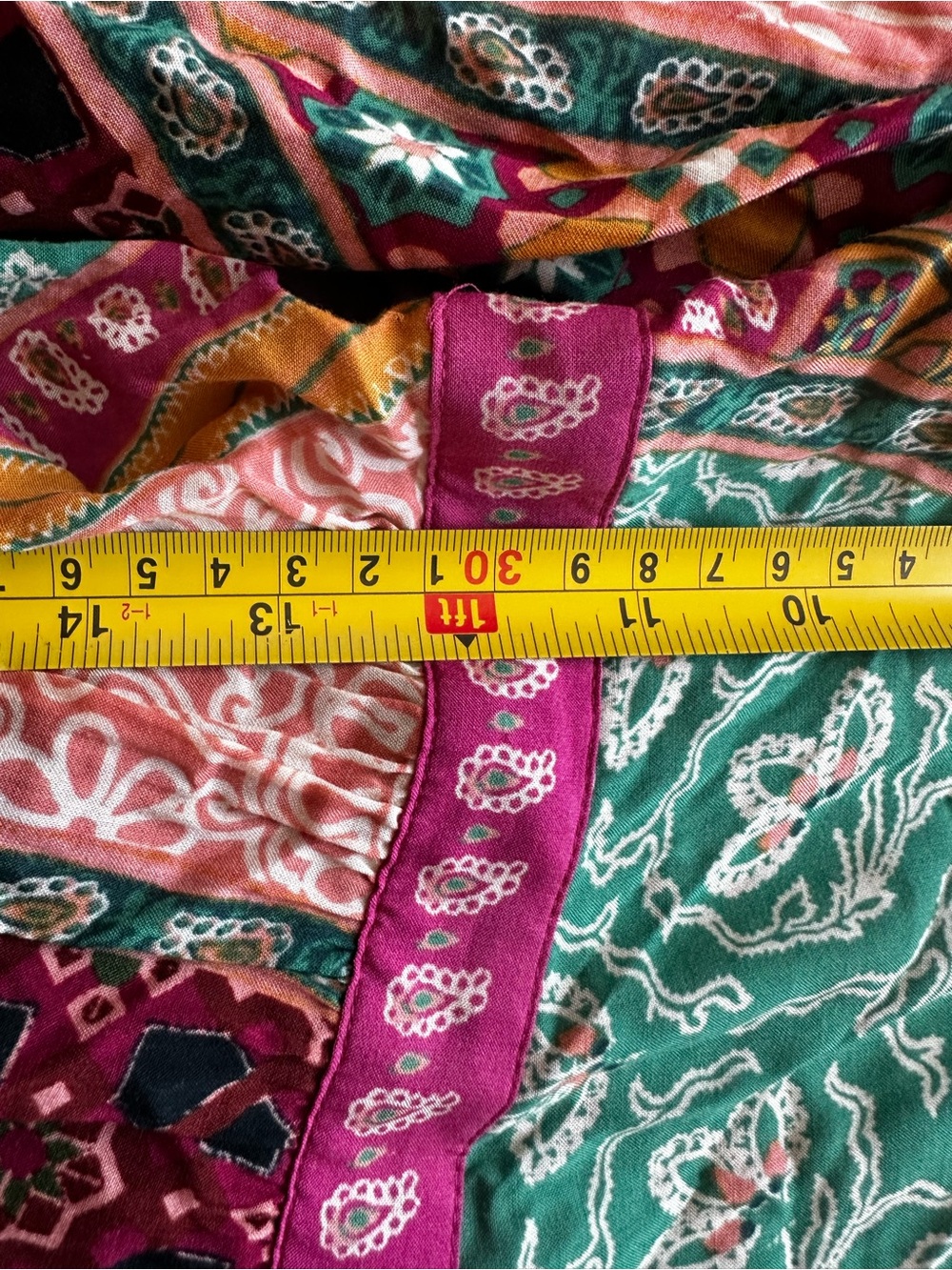 Ba&sh Fingston Patchwork Mini Dress Multicolor Boho Print L / US 8 - Picture 12 of 16